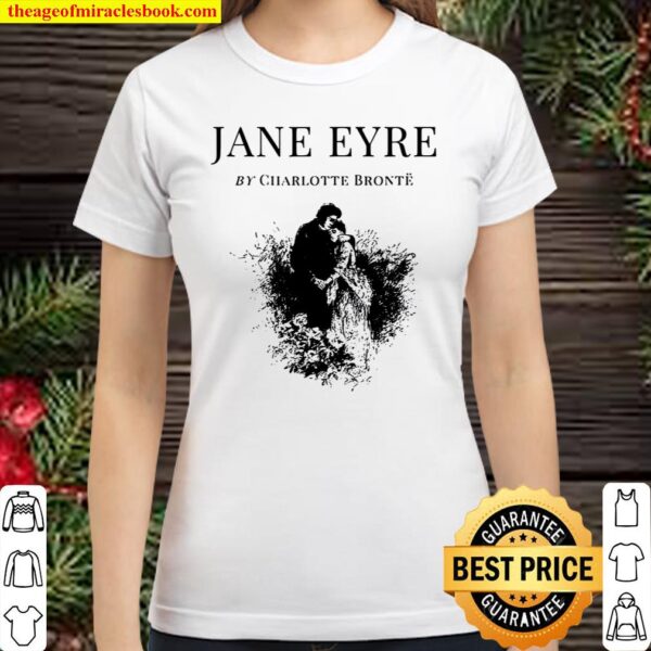 Jane Eyre Charlotte Bronte Cover Title Page Classic Women T-Shirt