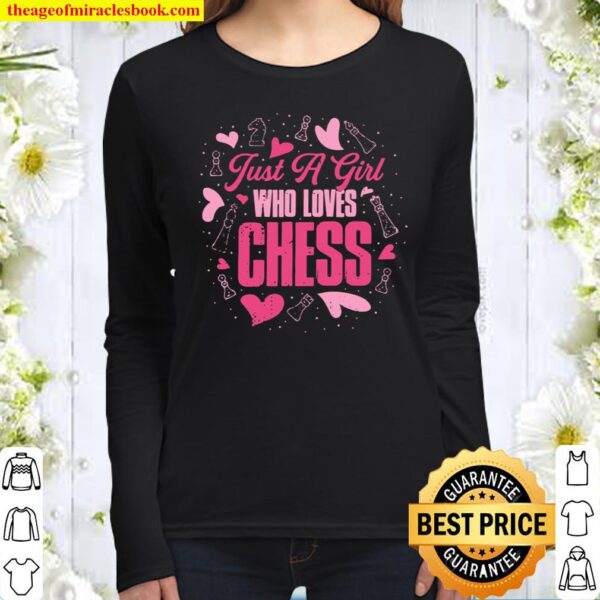 Just A Girl Who Loves Chess Women Long Sleeved