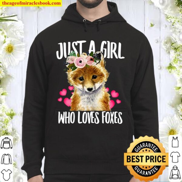 Just A Girl Who Loves Foxes, Love-r Dad Mom, Boy Girl Funny Hoodie