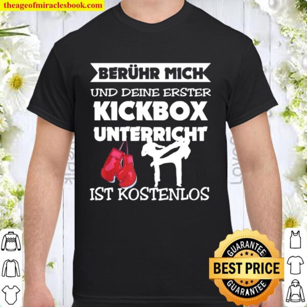 Kickboxen Kickboxer Kampfkunst Geschenk Shirt