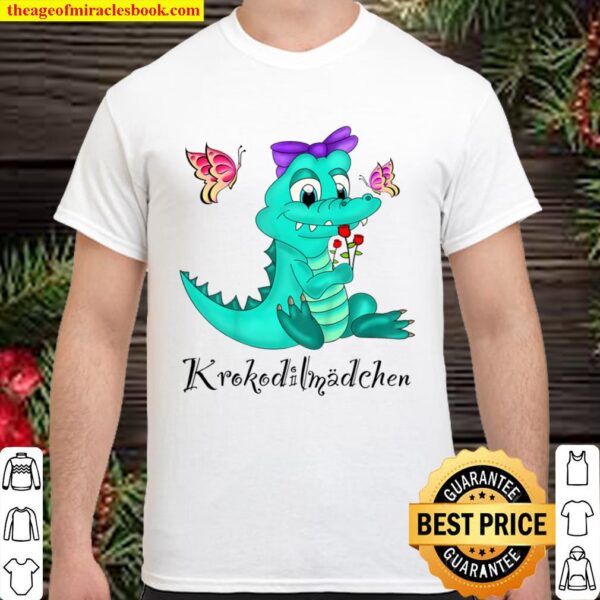 Kinder Krokodilmädchen Alligator Krokodilfan Tierliebe Geschenk Shirt