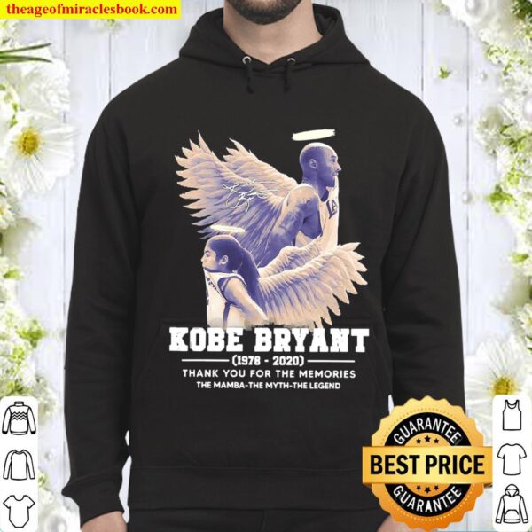 Kobe Bryant The Mamba The Myth The Legend thank you for the memories s Hoodie