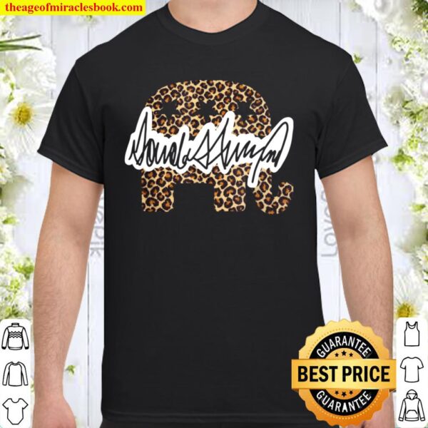 Leopard Republican Donald Trump Political Election Design Shirt