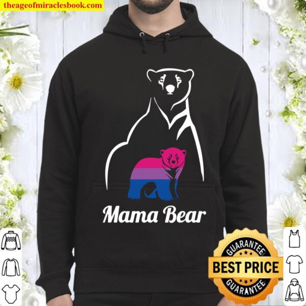 Lgbt Bisexual Pride Mama Bear Gift Pullover Hoodie