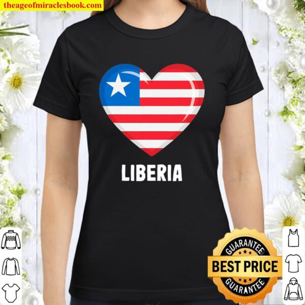 Liberia Flag Shirt Liberian Classic Women T-Shirt