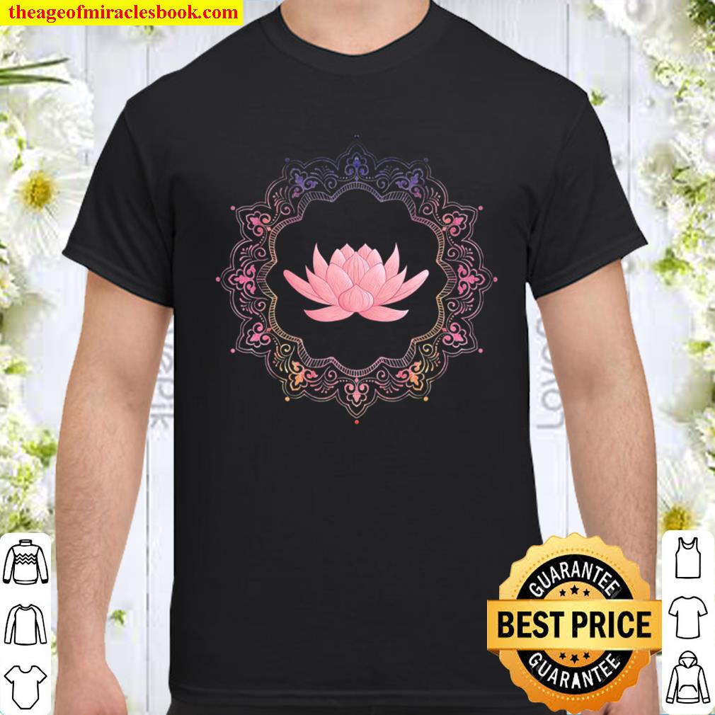 Lotus Mandala Circle Spiritual Yoga shirt