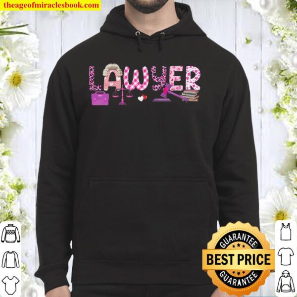 Love Pink Lawyer Happy Valentine Day Awesome Funny Gift Shirt Ideas Fo Hoodie