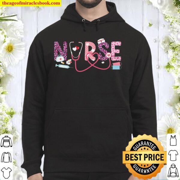 Love Pink Nurse Happy Valentine Day Awesome Funny Gift Shirt Ideas For Hoodie