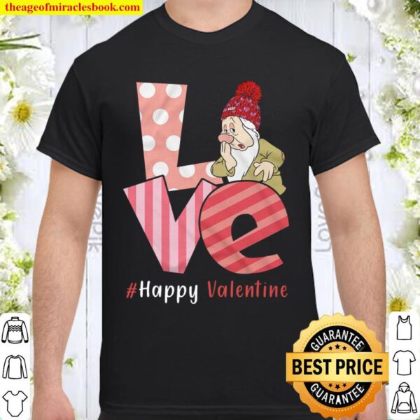 Love Sleepy Dwarf Happy Valentine Day Awesome Funny Gift Shirt Ideas F Shirt