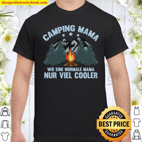 Lustige Camper Zelten Campingplatz Camperin Mama Langarmshirt Shirt