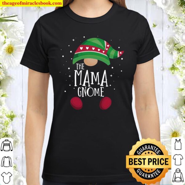 Mama Gnome Matching Christmas Pjs Family Pajamas Classic Women T-Shirt