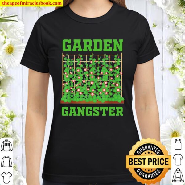 Mens Garden Meme Garden Gangster Succulentss Vintage Classic Women T-Shirt