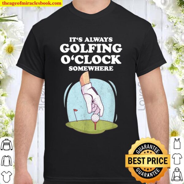 Mens Golfing For Golf Players Who Love To Play Golf Shirt