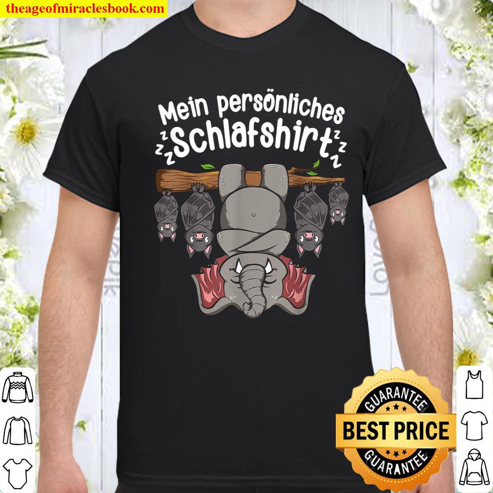 My Personal Sleep Shirt Elephant with Bats T-Shirt