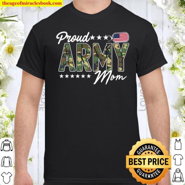 Ocp Proud Army Mom For Mothers Of Soldiers And Veterans Premium Shirt
