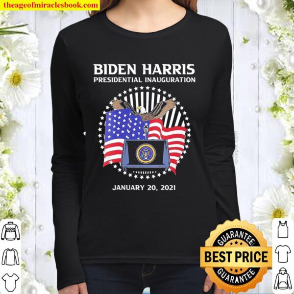 Official Biden Harris presidential inauguration january 20 2021 Women Long Sleeved