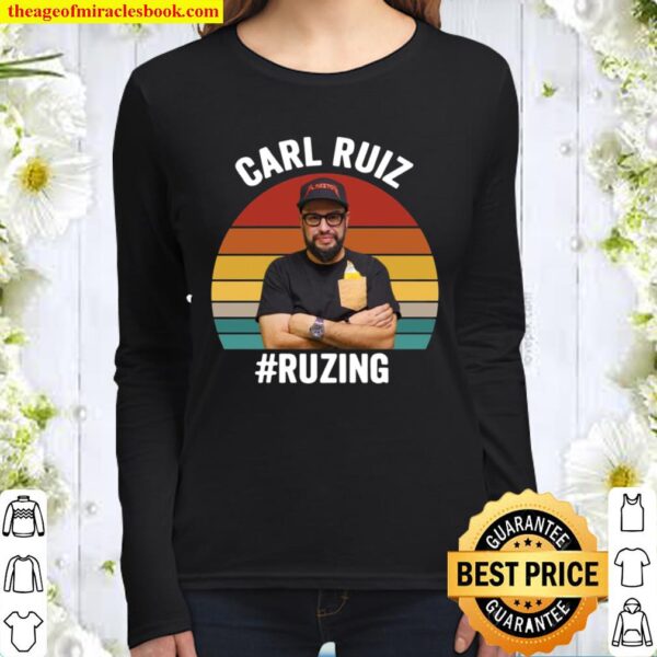 Official Carl Ruiz Ruzing Vintage Women Long Sleeved