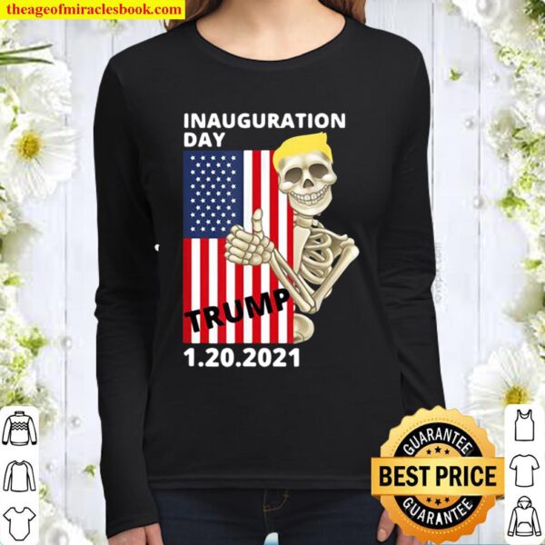 Official Inauguration Day January 20 2021 Trump Pence Women Long Sleeved