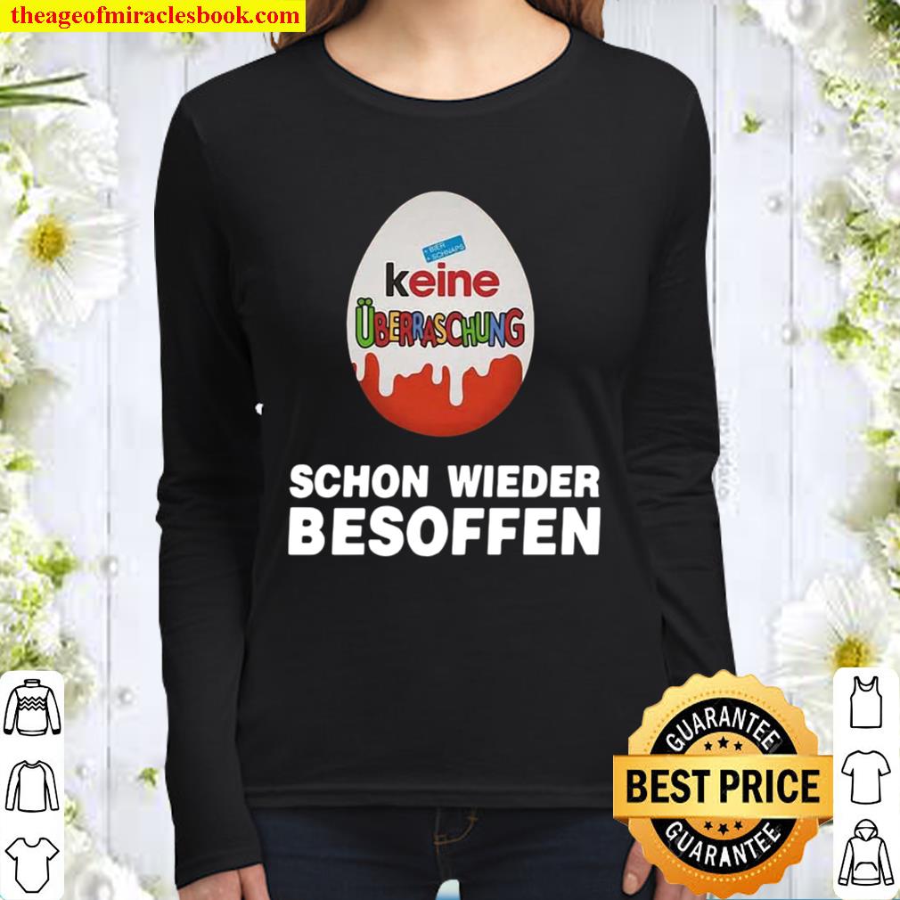 Official Keine Uberraschung Schon Wieder Besoffen Women Long Sleeved