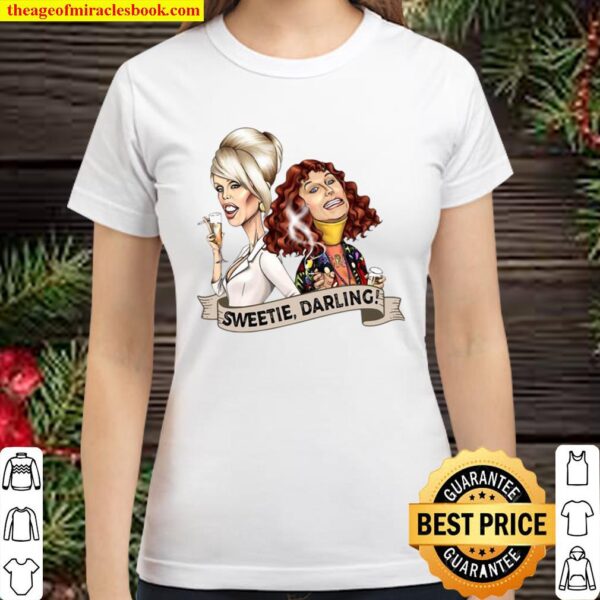 Official Patsy And Edina Sweetie Darling Classic Women T-Shirt