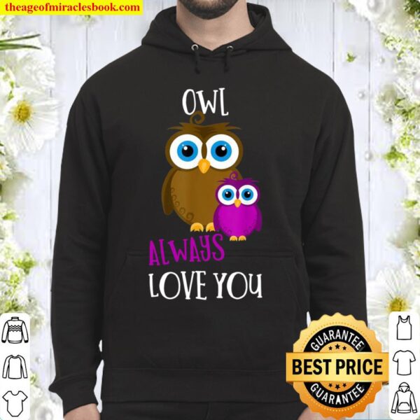 Owl Always Love You Romantic _ Adorable Owl Pun Valentine Hoodie