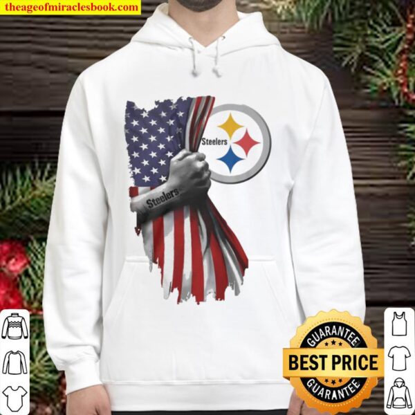 Pittsburgh steelers american flag Hoodie