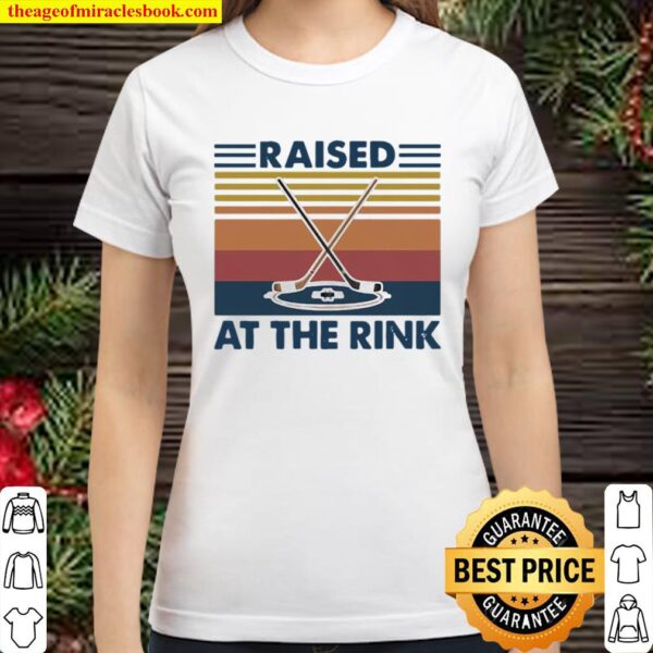 Raised A The Rink Golf Ball Vintage Classic Women T-Shirt