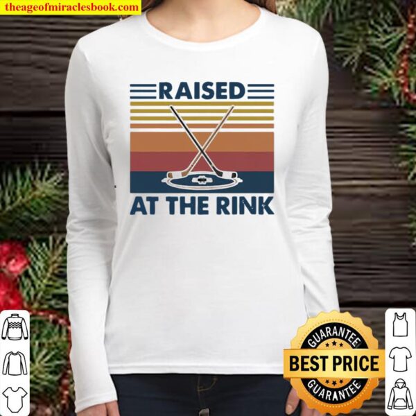 Raised A The Rink Golf Ball Vintage Women Long Sleeved