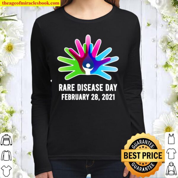 Rare Disease Day 2021 Shirt Rare Disease Awareness Women Long Sleeved