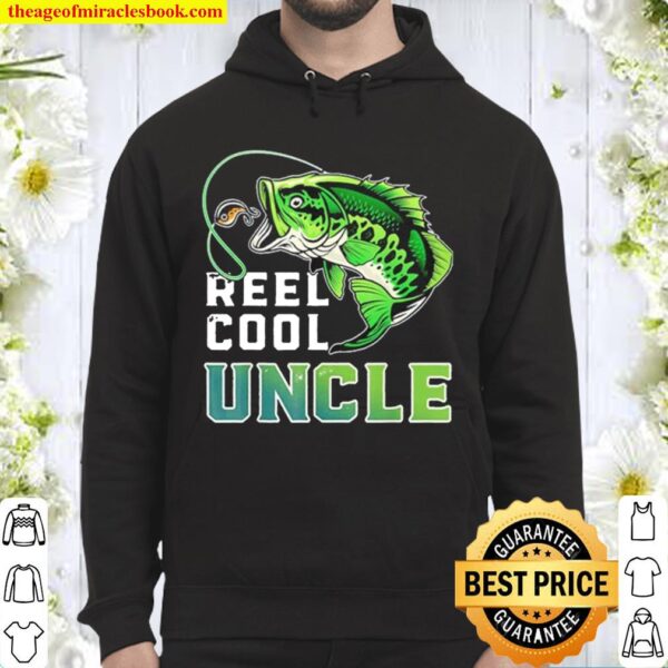 Reel cool uncle father’s day fisherman Hoodie