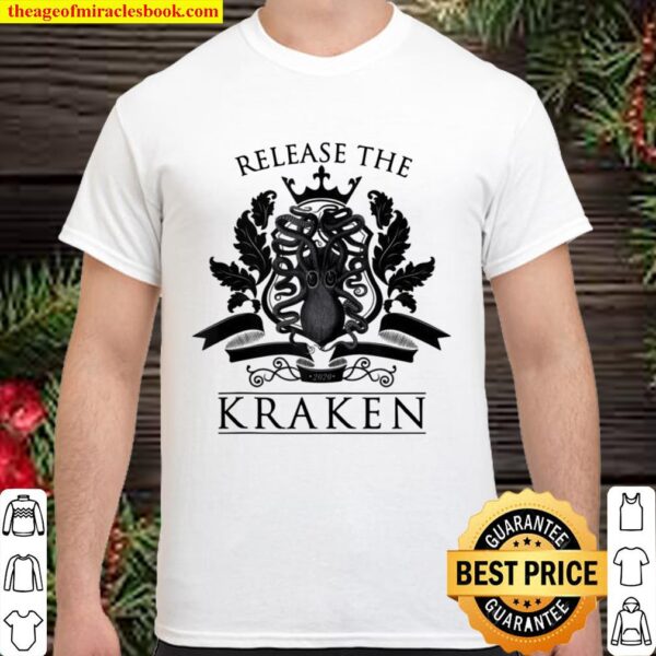 Release The Kraken Cthulhu Steampunk Emblem Shirt