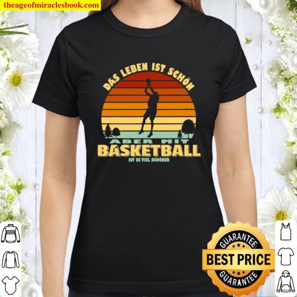 Retro Basketball Basketballspieler Geschenk Jungen Mädchen Classic Women T-Shirt