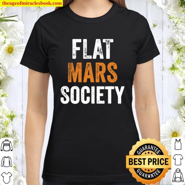 Retro Vintage Flat Mars Society Classic Women T-Shirt