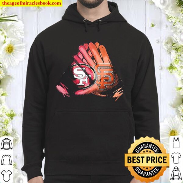 San Francisco 49ers and San Francisco Giants Gloves Diamond Painting Hoodie