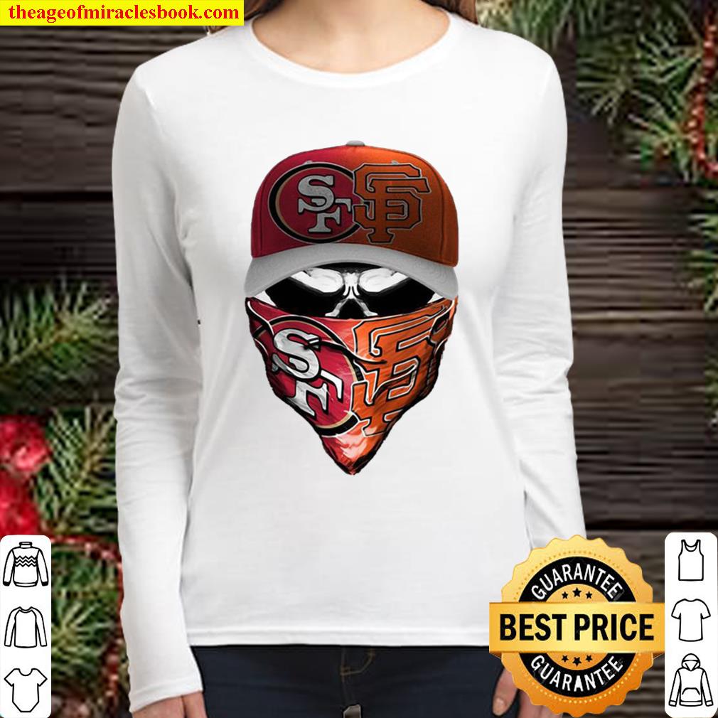 San Francisco Giants San Francisco 49ers Skull T-shirt,Sweater, Hoodie, And  Long Sleeved, Ladies, Tank Top