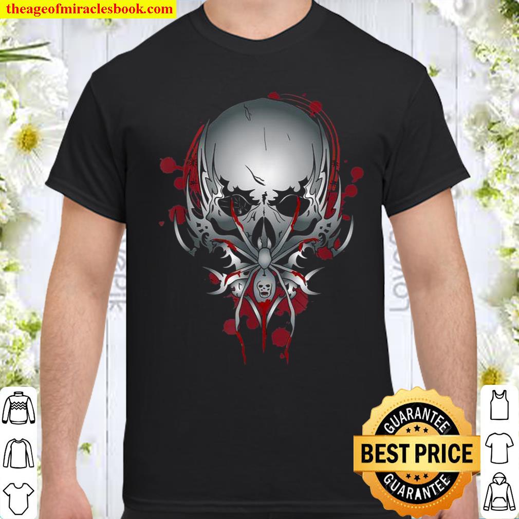 Skull Spider Terrarium Tarantula Pet Spider Owner Shirt