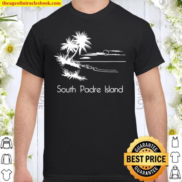 South Padre Island Palm Tree Beach – Texas Shirt