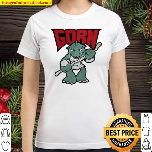 Star Trek Original Series Rocking Gorn Chibi Graphic Classic Women T-Shirt