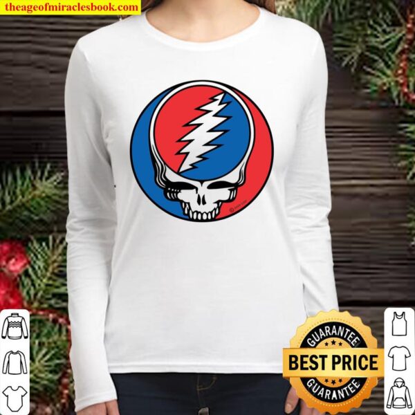 Steal Your Face – Not Fade Away Grateful Tortuga Apparel Women Long Sleeved