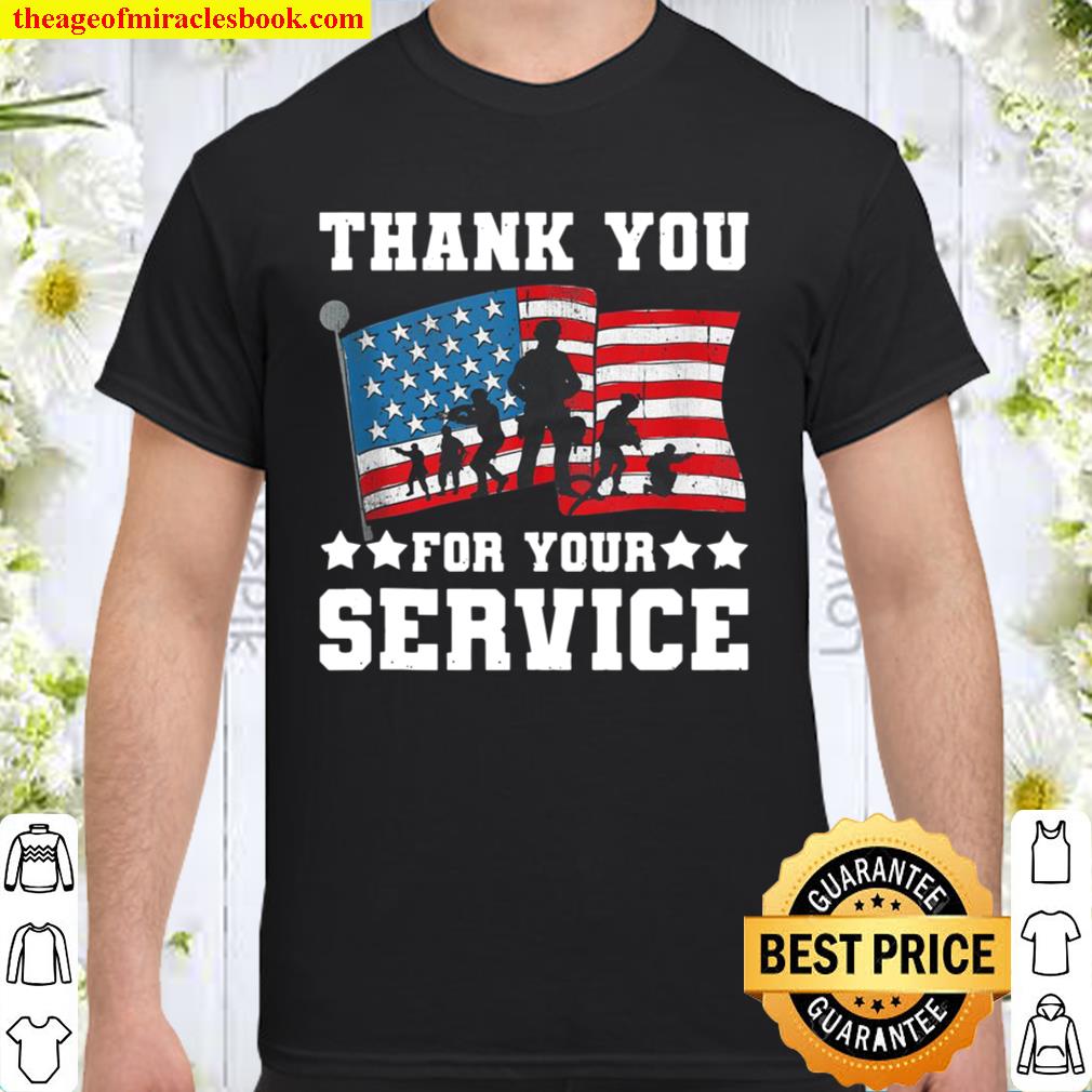 Thank You For Your Service American Flag Military 2021 Shirt, Hoodie, Long Sleeved, SweatShirt