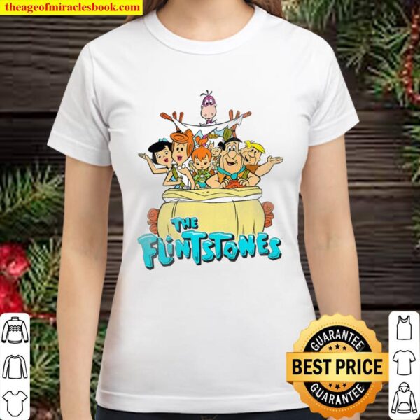 The Flintstones Ride On Classic Women T-Shirt