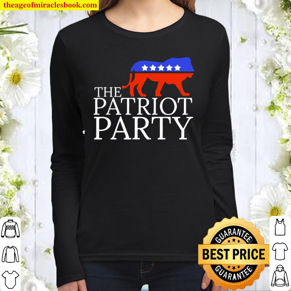 The Patriot Party Lion Women Long Sleeved
