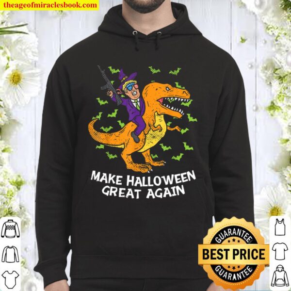 Trump Trex Dinosaur Make Halloween Great Again Boys Gift Hoodie