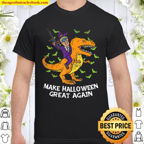 Trump Trex Dinosaur Make Halloween Great Again Boys Gift Shirt