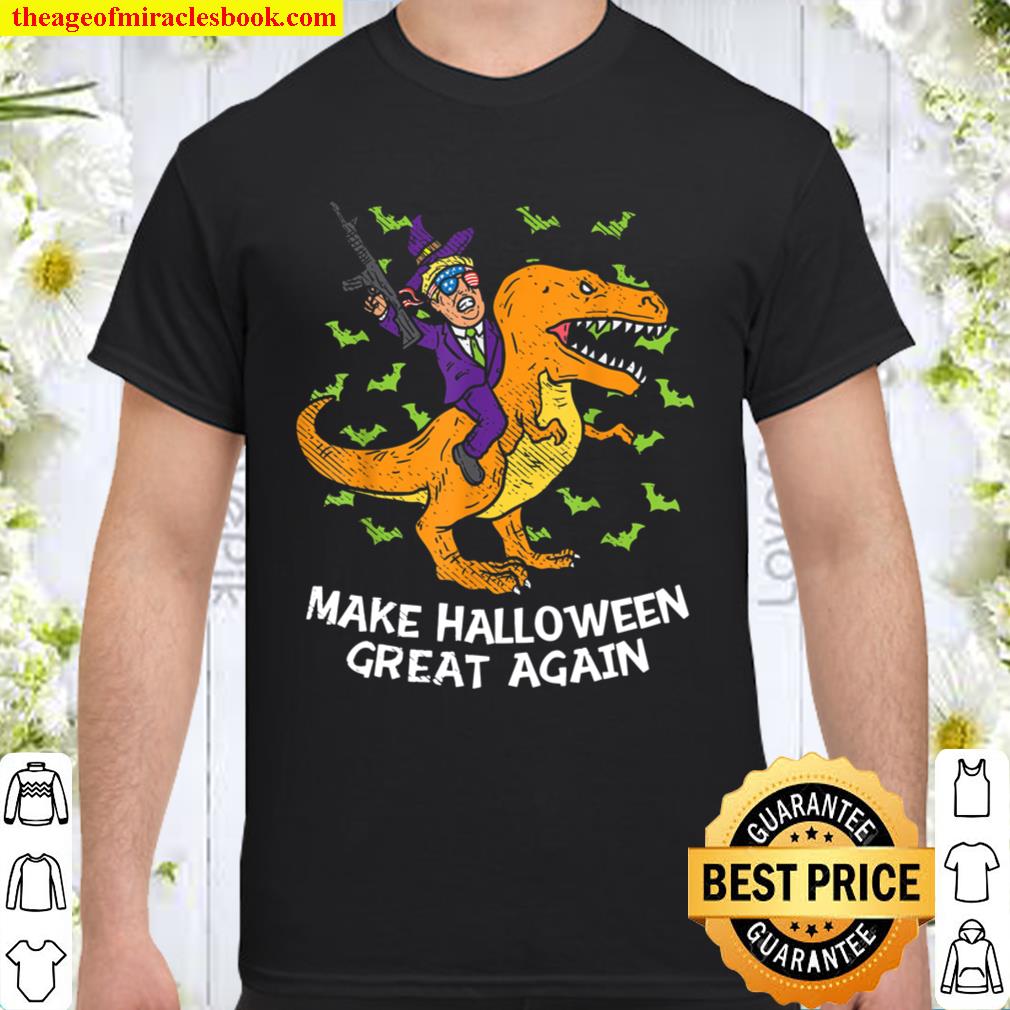 Trump Trex Dinosaur Make Halloween Great Again Boys Gift limited Shirt, Hoodie, Long Sleeved, SweatShirt