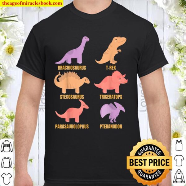 Types Of Dinosaurs Dino Identification - Cute Sweet Shirt
