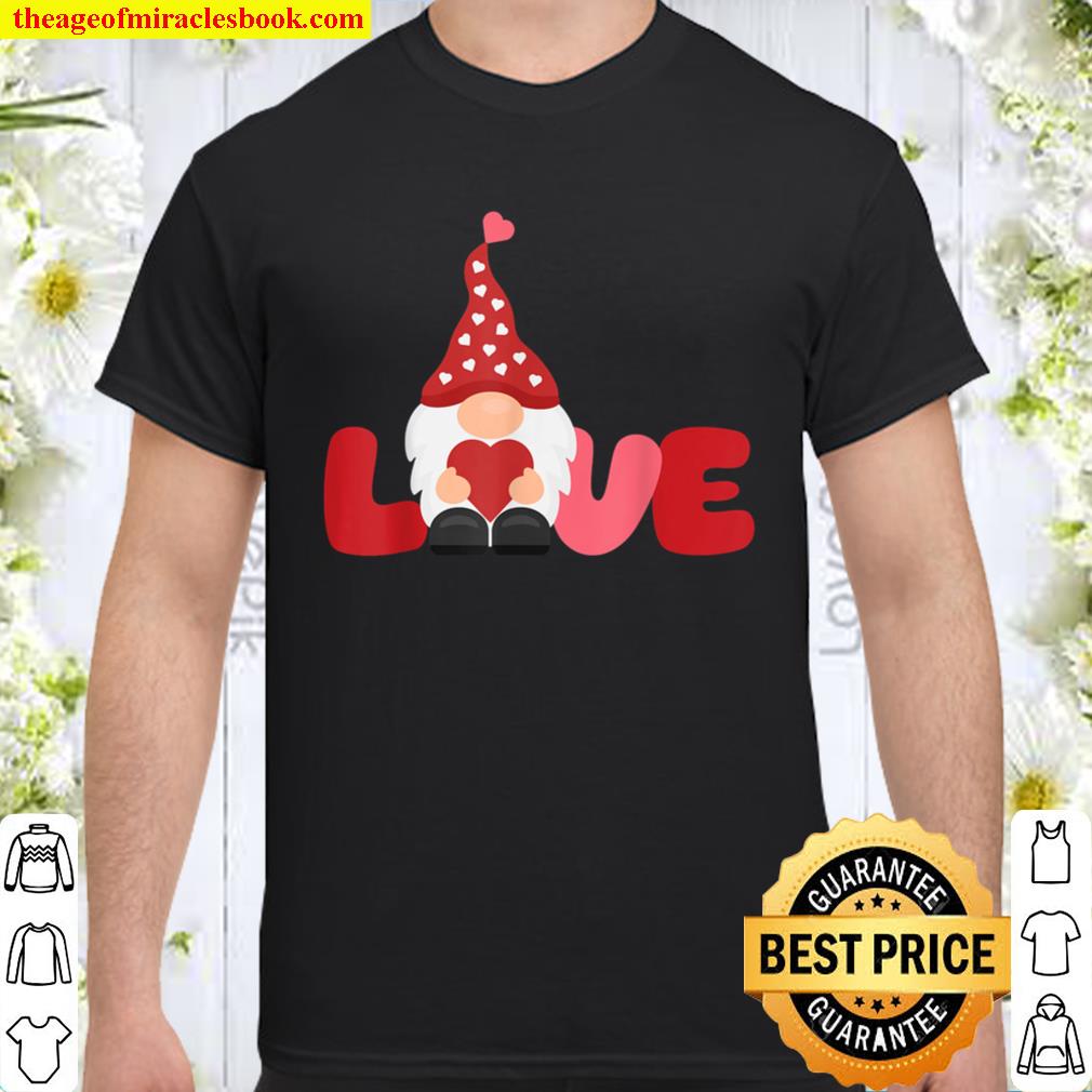 Valentine Gnome Holding Heart Valentine’s Day Gnome Love new Shirt, Hoodie, Long Sleeved, SweatShirt