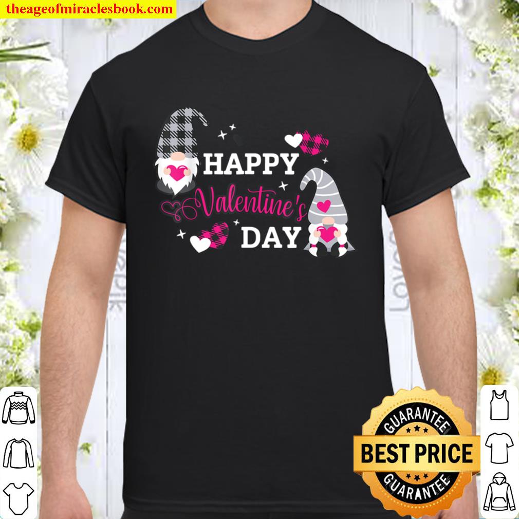 Valentine Gnomes Holding Hearts Valentine’s Day Gnome Love 2021 Shirt, Hoodie, Long Sleeved, SweatShirt