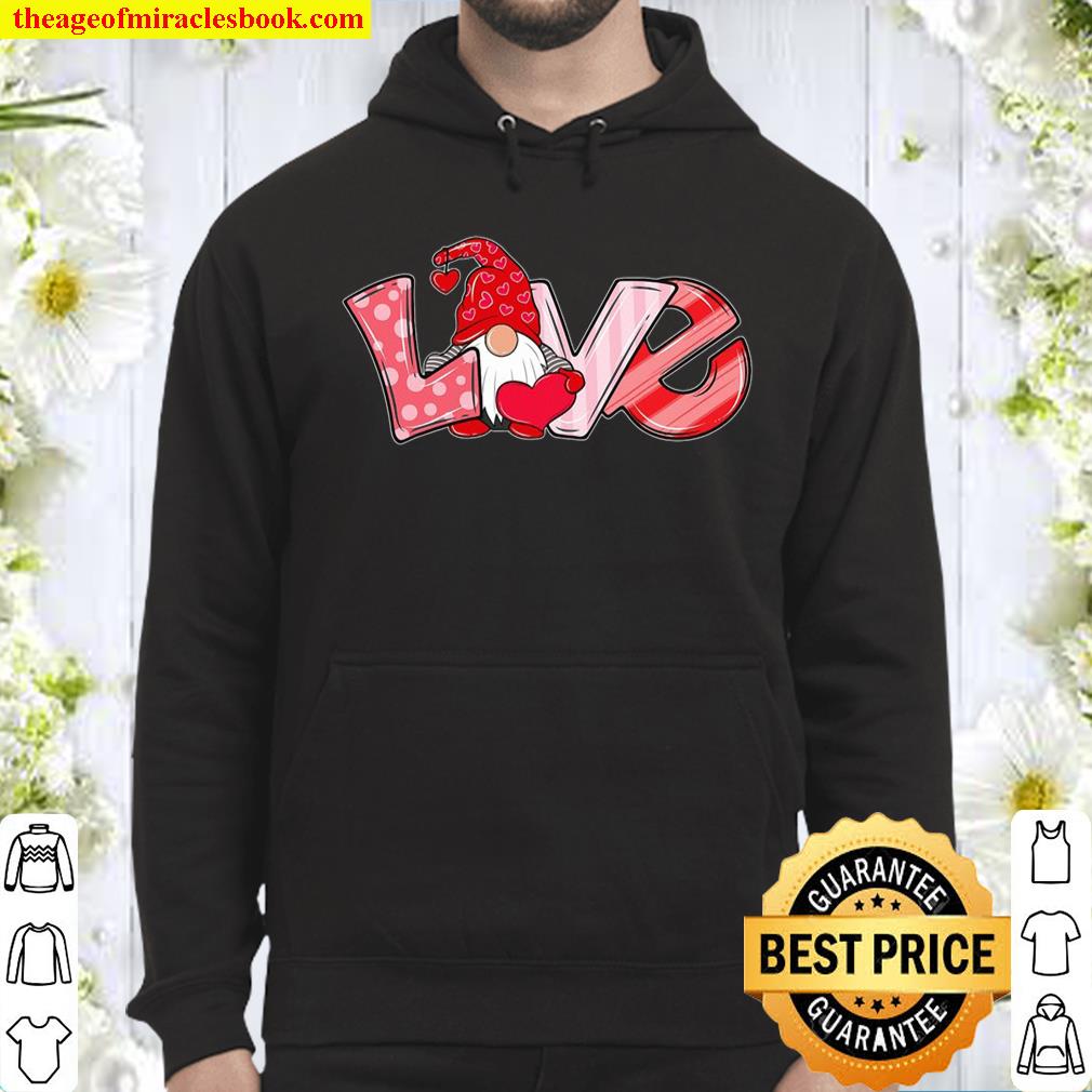 Valentine’s Day Gnome Love Funny Gifts Hoodie