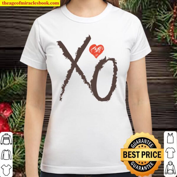 Valentines Day Xoxo Heart Hug Kiss Classic Women T-Shirt
